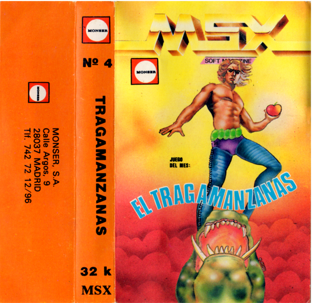 MSX Software Nº4 Tragamanzanas (Normal) Carátula.png