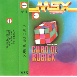 MSX Soft Magazine Nº6 Cubik (Monser) [N]
