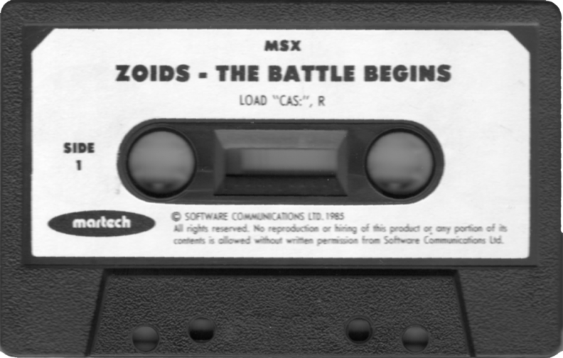 Zoids The Battle Begins (Estuche) Cara A.png