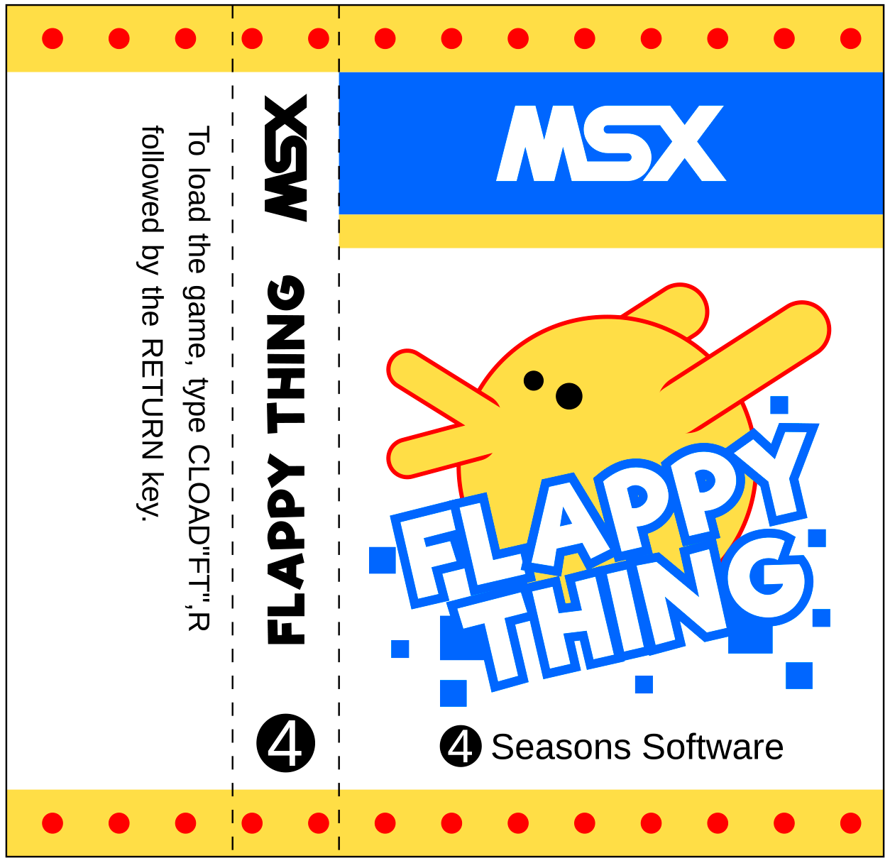 MSX Games World - Flappy Thing