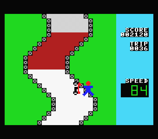 MSX Games World - Rough Road